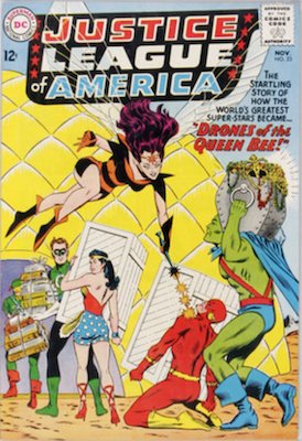 Justice League of America #23: Origin and first appearance of Queen Bee. Click for values