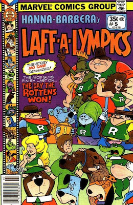 Laff-a-Lympics Comics #5 (Marvel Comics, 1978-79). Features Scooby Doo on some covers. Click for values Laff-a-Lympics Comics #5 (Marvel Comics, 1978-79). Features Scooby Doo on some covers. Click for values