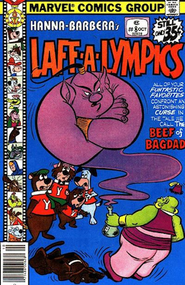 Laff-a-Lympics Comics #8 (Marvel Comics, 1978-79). Features Scooby Doo on some covers. Click for values