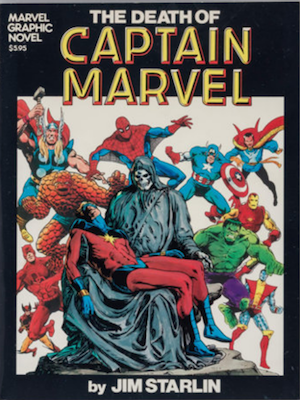 Marvel Graphic Novel #1: Death of Captain Marvel. Click for values