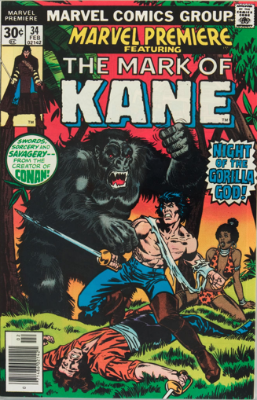 Marvel Premiere #34 (February, 1977): Solomon Kane. Click for values