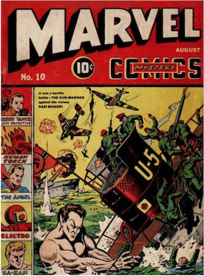 Marvel Mystery Comics #10. Click for values