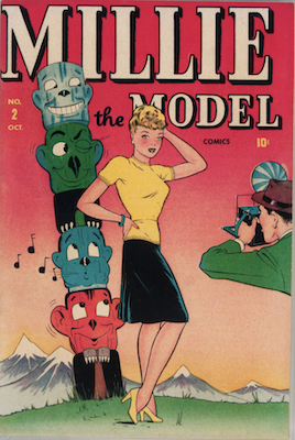 Millie the Model #2: Blonde Phantom Tryout Issue, Pre-Dates All Winners #11. Click for values