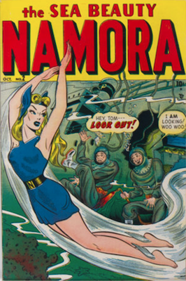 Namora #2: Timely Comics. Click for values