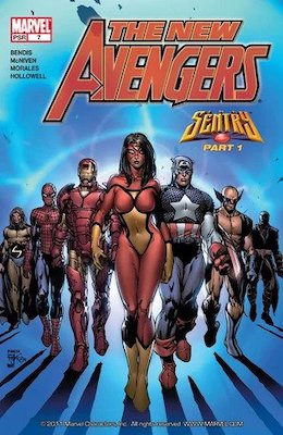 New Avengers #7, 1st appearance of Illuminati. Click for values