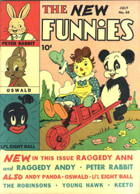 New Funnies #65 (1942). Dell Comics. Click for values