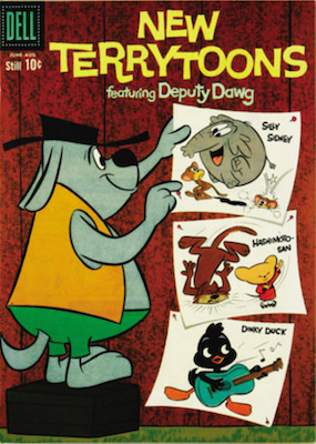 New Terrytoons #1 (1960): 1st appearance of Deputy Dawg. Dell Comics. Click for values