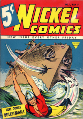 Nickel Comics #1 (1938). Dell. Click for values