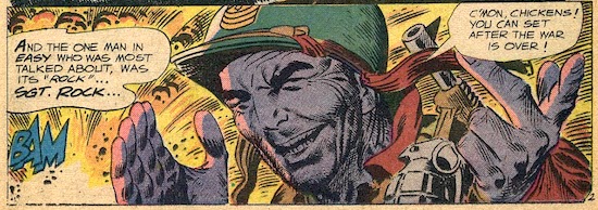 Our Army at War 83: Sgt. Rock 1st Final Panel