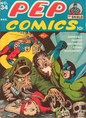 Pep Comics #34. Click for current values.