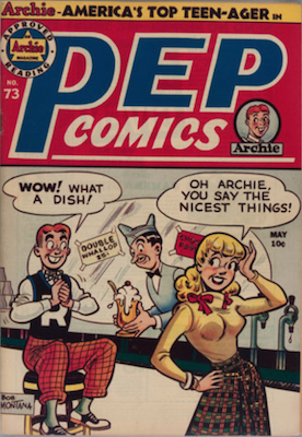 Pep Comics #73. Click for current values.