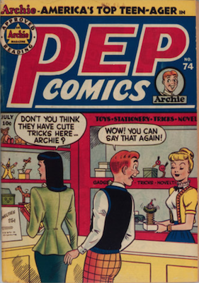 Pep Comics #74. Click for current values.