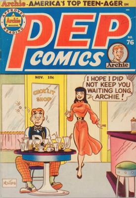 Pep Comics #76. Click for current values.