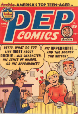 Pep Comics #89. Click for current values.