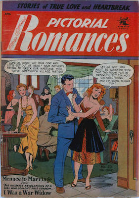 Pictorial Romances #23: Baker cover. Click for value
