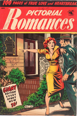 Pictorial Romances #20: Matt Baker cover. Click for values
