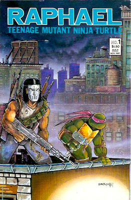 Teenage Mutant Ninja Turtles comic one-shot: Raphael #1 (1987): Mirage Studios. Second Printing. Click for values