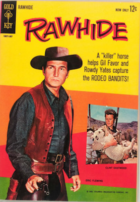 Rawhide #1 (1962), Gold Key. Click for values