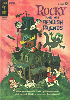 Rocky and his Fiendish Friends #1 (1962), Gold Key. Click for values