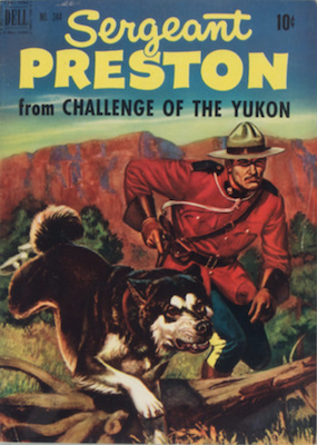 Sergeant Preston of the Yukon: Four Color #344. Dell. Click for values