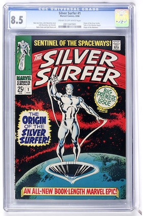 Surely only a matter of time before Silver Surfer gets a proper movie treatment? This #1 in CGC 8.5 is WAY nicer than average, and a better investment than the SW #1.