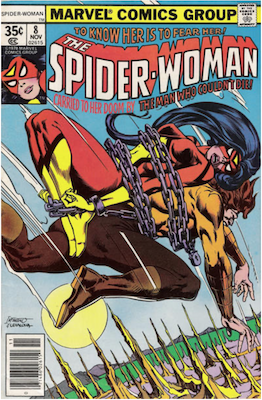 Spider-Woman #8. Click for values.