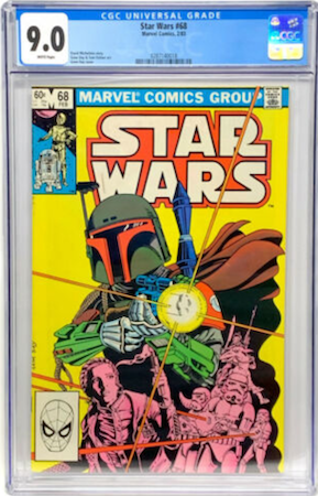 Star Wars #68 CGC 9.0, direct edition (Spider-Man head at bottom left). Click to buy a copy