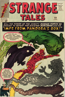 Strange Tales #109 is the first appearance of Sersi. Click to buy