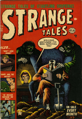 Strange Tales #15: headless cover. Click for values Strange Tales #15: headless cover. Click for values