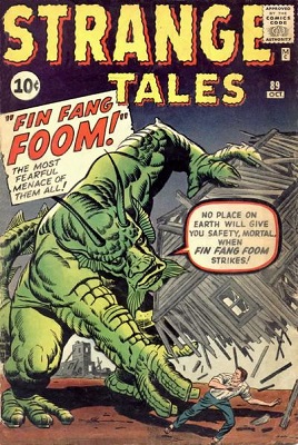 Strange Tales #89: First appearance of Fin Fang Foom. Click for values