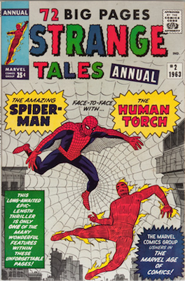 Strange Tales Annual #2: Early Spider-Man Appearance. Click for values