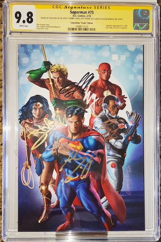 Superman #75 Convention “Virgin” Edition CGC 9.8