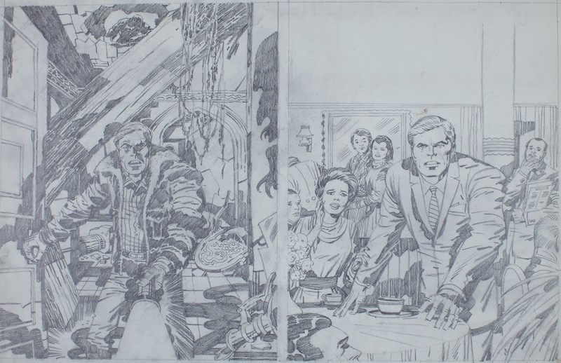 One of the incredible Ruby-Spears Jack Kirby art pieces brought to market by sellmycomicbooks.com