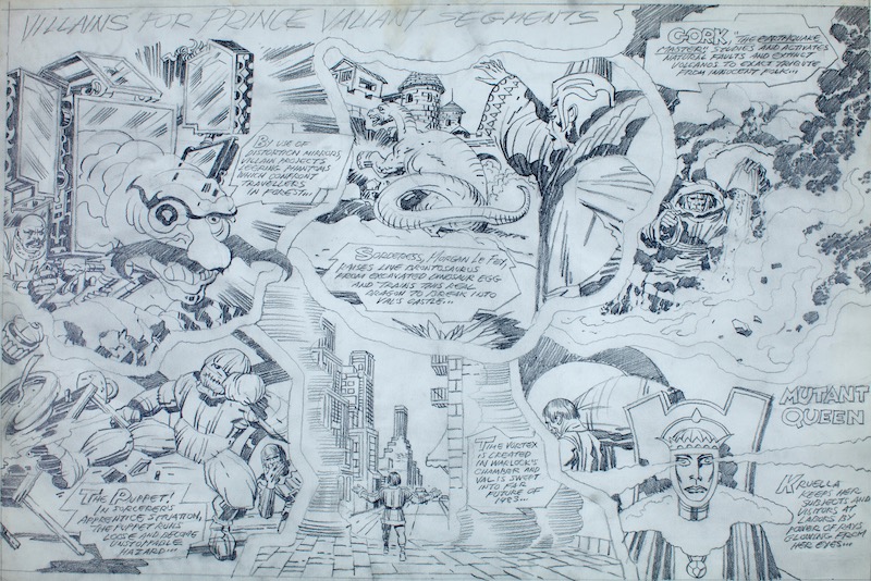 One of the incredible Ruby-Spears Jack Kirby art pieces brought to market by sellmycomicbooks.com