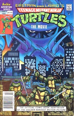 Teenage Mutant Ninja Turtles Adventures, not numbered (dated 1990). Archie Publications. Click for values