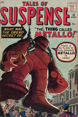 Tales of Suspense #16. Click for current values.