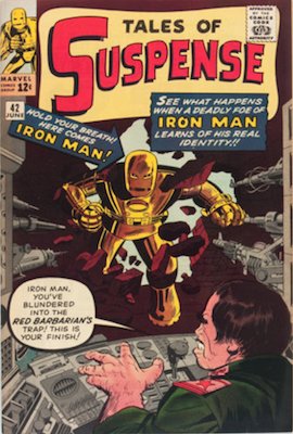 Tales of Suspense #42: Fourth appearance of Iron Man. Click for values