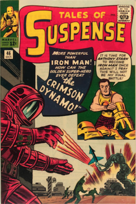 Tales of Suspense #46: First appearance of the Crimson Dynamo. Click for values