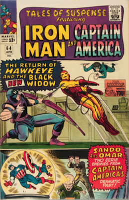 Tales of Suspense #64. Click for current values.