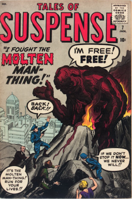 Tales of Suspense #7. Click for current values.