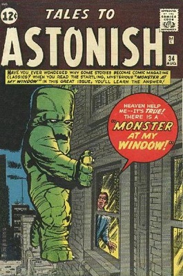 Tales to Astonish 34. Last pre-hero issue. Click for value