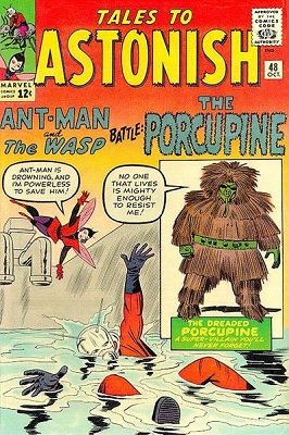Tales to Astonish #48: Origin and First Appearance of The Porcupine. Click for values