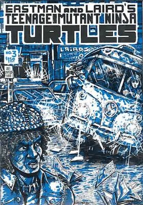 Teenage Mutant Ninja Turtles #3 (1985): Laird's Photo Comic Con Variant. Click for value