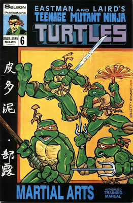 Teenage Mutant Ninja Turtles Training Manual #6 (1986): Solson Publications. Click for values