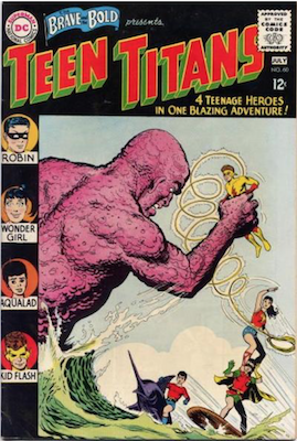 Brave and the Bold #60: Four-Hero Teen Titans Debut, 1st Wonder Girl. Click for current values.