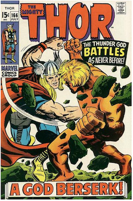 Thor #166; Second full Adam Warlock appearance. Click for values.