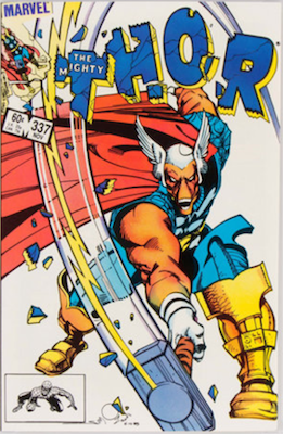 Thor #337 (1983): First Appearance of Beta Ray Bill. Click for value