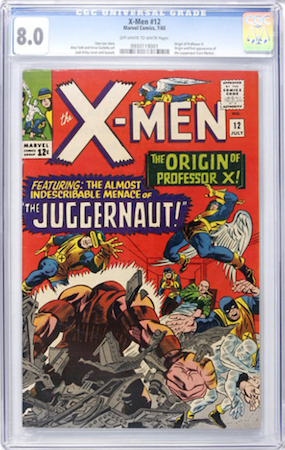 Uncanny X-Men 12 is still a bargain in upper grades, like CGC 8.0. Click to buy a copy from Goldin