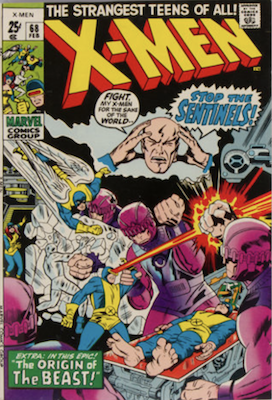 Uncanny X-Men #68. One of the reprint series which ran until #94 relaunched the series. Click for values