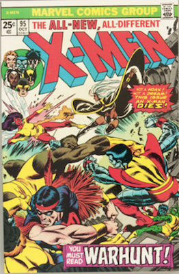 Uncanny X-Men #95. "Death" of Thunderbird. Click to buy at Goldin